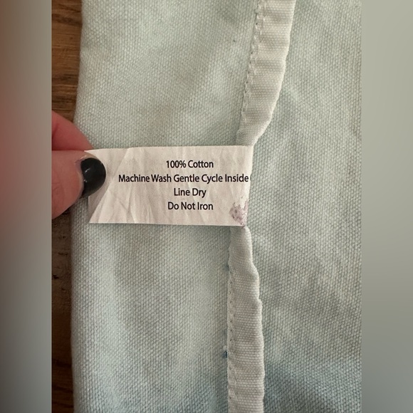 NWOT Athelta Canvas Blue Ombré Tote Bag. - Picture 7 of 10